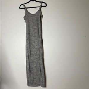 Gray maxi dress